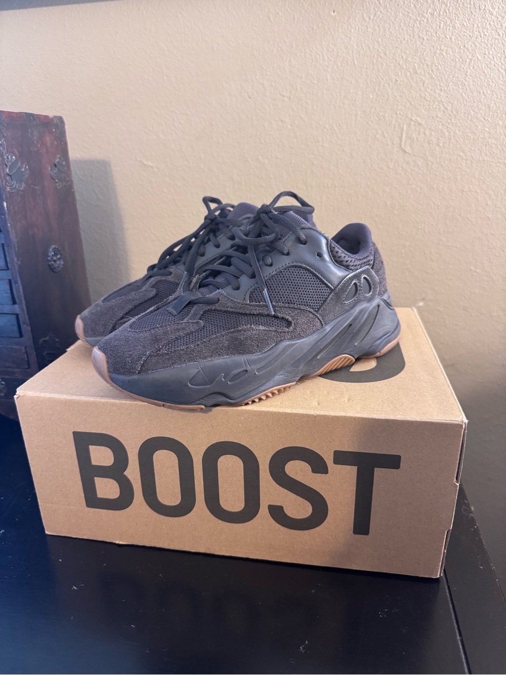 Yeezy 700 V2 Black with Gum Outsole